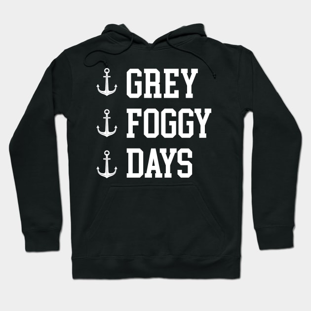 Grey Foggy Days || Newfoundland and Labrador || Gifts || Souvenirs Hoodie by SaltWaterOre